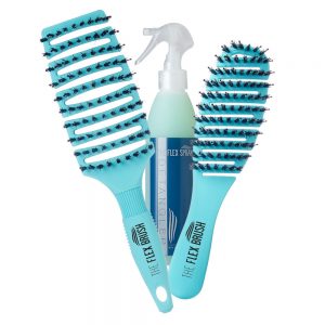 The Flex Brush Blue Brush & Spray Combo
